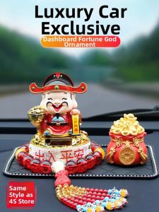 High-end Solar Wealth Attracting Car Dashboard Ornament