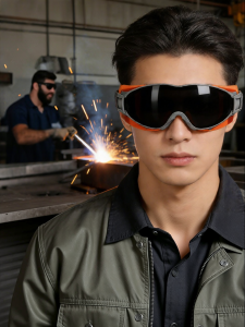 Anti-Strong Light Welding Goggles Wear Over Glasses