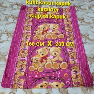 sarung kapuk karakter kasur no 3 uk 160 x 200
