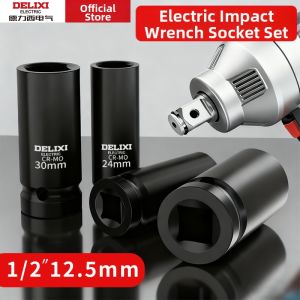DELIXI | Long Heavy Duty 17mm Impact Socket for Electric Wrench and Pneumatic Tool