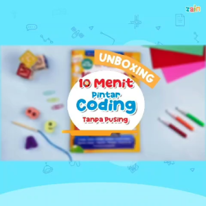 (BONUS VIDEO) 10 Menit Pintar Coding Tanpa Pusing USIA 4-10 Tahun Buku Anak TK SD 10 Konsep Dasar Unplugged Koding Kary Ririn Rahayu Astutiningrum Penerbit Zain