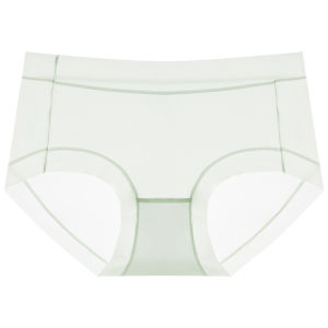 miiow | Ice Silk Seamless Womens Underwear Triangle Thin Model Antibacterial Mid Waist Comfortable Cotton Lined Briefs For Summer