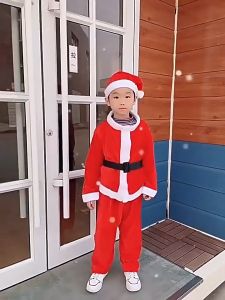 ชุดซานตาครอส เด็กผู้ชาย ผ้ากำมะหยี่ ครบเซ็ท ชุดแฟนซี  ชุดเทศกาลคริสมาสต์งานโรงเรียน ชุดคอสเพลย์เด็ก เสื้อผ้าเด็ก ชุดคริสต์มาส