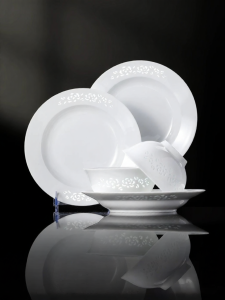 JINGDEZHEN | Jingdezhen Porcelain Tableware High-Temperature White Microwave Use