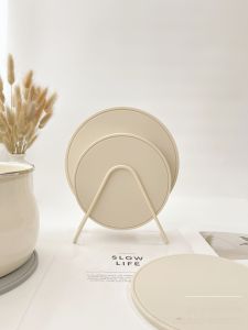 Heat Resistant Silicone Dining Table Mat round Home Use Dish Pad Cup Coaster High Temperature Resistant Non-Slip Kitchen Mat