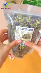 Hoa đậu biếc sấy khô nhà trồng - gói 100g-viettin mart