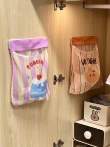 Hanging Storage Bag for Underwear Socks Dormitory Essentials Wall Mounted Door Back Hanging Storage Bag Upper Bed Level