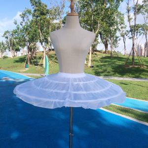 Adjustable Ballet Performance Skirt Support 30cm Fishbone Lolita Puffy Children Wearable UFO Skirt Shaped Petticoat