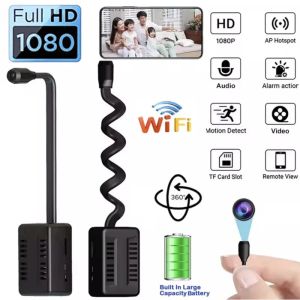 Mini Wifi 1080P HD Surveillance Camera with Adjustable Lens Remote Monitoring Home Security Wireless IP Camera Loop Record Cam