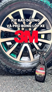 Chai Xịt Bảo Dưỡng & Phủ Bóng Lốp Xe Tire Dressing 3M 39042LT 400ML - Chăm Sóc Cao Su & Ngoại Thất dưỡng lốp