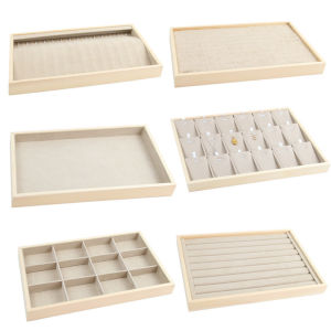 Trang Sức Bông Tai Đỡ Khay Gỗ Trang Sức Sắp Xếp Lưu Trữ Giá Đỡ Chiếc Nhẫn Tấm Phân Loại Để Bảo Quản Đồ Trang Sức