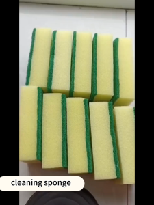 ห้องครัวทำความสะอาดฟองน้ำผ้าทำความสะอาดครัวเรือนฟองน้ำล้างจานทำความสะอาดเครื่องครัวมัลติฟังก์ชั่