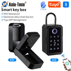 Fingerprint Key Box Storage Secret Key Lock Fusebox Bluetooth Tuya/Ttlock App Unlock Wifi Gateway Secreta Safety Box Padlock