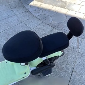 2Pcs/Set Electric Bicycle Seat Cover Plush Fabric Bicycle Universal Seat Cover Comfortable