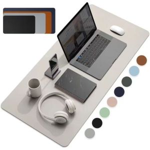 Large Waterproof Leather Mouse Pad Desk Pad Simple Office Desk Writing Pad