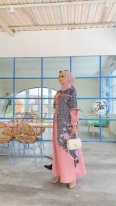 Couple Aleeya Dress Batik Couple Lebaran Couple Kondangan Muslim