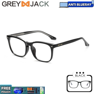 Grey Jack Kacamata Antiradiasi Blueray Acetate TR90 Style Kotak Simple TR90 Fashion Pria dan Wanita Terbaru 1516