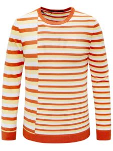 Fashionable Long Sleeve Business Casual Mens T-shirt Autumn Cotton Versatile Elegant round Neck Standard Fit Evnice