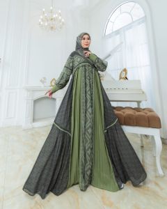 gamis afsana series by ac 0riginal Motif prisket kombi payet terbaru