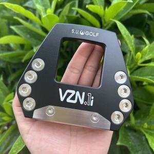 S.U.GOLF Golf Putter Head Adjustable Weight Hollow Square Aiming Mallet Putter Head High MOI Stability Golf Club Head