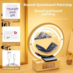 Panpuri | Bluetooth Wireless Charging Speaker With Flowing Sand Art Display