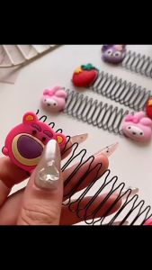 F4 Sirkam Rambut Alloy Motif Karakter Aksesoris Rambut Anak Hairdo Jepit Rambut Kawat Logam AHSC001