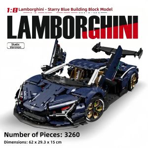 Remote Control Electric Chassis Raising SVJ Model Building Blocks