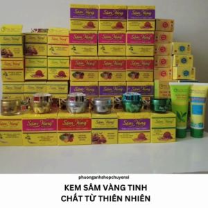 Kem dưỡng trắng da sâm vàng Sato chiết xuất thiên nhiên 15g