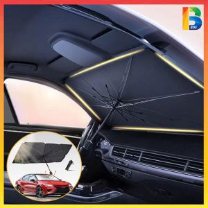 SUNSHADE UMBRELLA Sunshade Windscreen Cover Dashboard Sun UV Protector Curtain Window Hujan Payung Sunsade