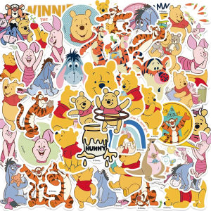 Disney | Bộ 50 Disney Winnie The Pooh Dán Thẩm Mỹ Chống Nước Đề Can Trang Trí Cho Ốp Điện Thoại Laptop Hoạt Hình Dễ Thương Bộ Đồ Chơi
