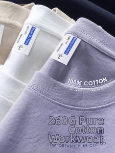 Custom Short Sleeve Summer T-shirt Cotton Crew Neck Embroidery