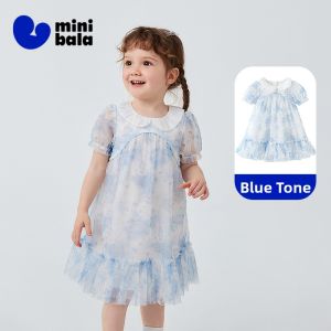 MINI BALA | Artistic Print Mini Ceremony Girl Dress