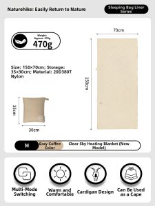 NatureHike | Heated Electric Blanket for Indoor and Outdoor