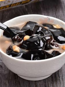 YuFeng Burned Grass Jelly Powder Black Dessert Jelly Pudding Powder Ingredient Taiwan Flavor Grass Rice Cake Milk Tea Shop Commercial