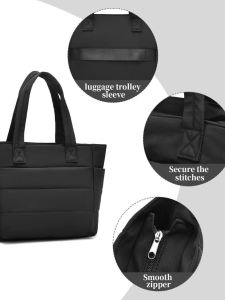 กระเป๋าถือผู้หญิง กระเป๋าสะพายไหล่เดียว กระเป๋าออกกำลังกาย โยคะ ความจุขนาดใหญ่ กระเป๋าคอมพิวเตอร์ น้ำหนักเบา กระเป๋าเดินทางแบบ Tote ใหม่