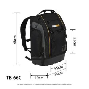 TOUGHBUILT |Multi-Use Hard-Bottom Tool Backpack With Pockets