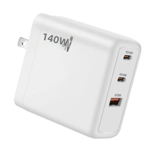 Sạc GaN Đa Cổng 140W PD3.1 Siêu Tốc 2C1A USB Type-C Đầu Sạc Điện Thoại Di Động Cho Cuộc Sống Kỹ Thuật Số