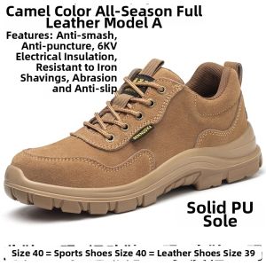 SENNUOKE | Puncture Resistant Anti Smash Lightweight Flexible Sole Insulation Breathable Work Safety Shoes
