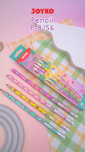 Pencil JOYKO Pensil P-8156 2B 1 Box 12 Pcs Flamingo