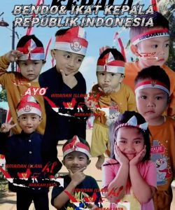 20 PCS/Bendera Bendo/Bandana/Udeng/Topi Merah Putih 17 Agustus