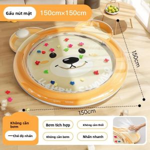 MONLEYTA | Đệm bơm hơi biển dày chống rơi cho trẻ em Đệm bơi lội mùa hè Đệm bơm hơi học bò cho bé trai và bé gái