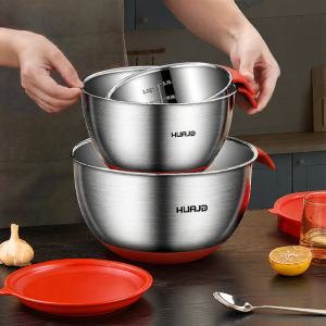 HUAJIDA | Deep Mixing Whipping Bowl Stainless Steel Basin