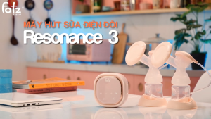 Máy hút sữa điện đôi FATZ BABY Resonance 3 FB1160VN 3 chế độ matxa hút sữa kích sữa