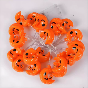 Halloween Ghost String Lights Pumpkin Decorative Lights LED Fairy Lights Battery Powered Indoor Outdoor Party Halloween Decor
