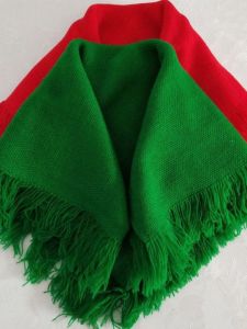 Khăn Buộc Đầu Vải Hoa To Đông Bắc Khăn Quàng Cổ Khăn Quàng Cổ Trùm Đầu Màu Xanh Lá Cây Khăn Vuông Bà Nội Thôn Dì Bà Nội Đại Ma Thôn Nông Thôn Nữ Đông Người Già