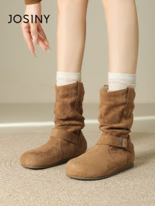 Josiny | Retro Slim-fit Autumn Short Boots