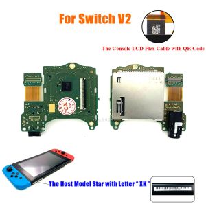 Replacement Game Card Slot Socket Reader Board with Earphone Headphone Jack Port for Switch V1/V2 Game Console