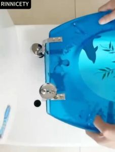 1 Set Baja Tahan Karat Engsel Tutup Toilet Engsel Tutup Kloset Engsel Stainless Cover Toilet Tancap Cover Toilet