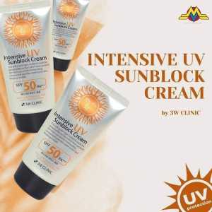 2x COMBO 3W INTENSIVE UV SUNBLOCK CREAM SPF50/ORIGINAL SUNBLOCK SUNSCREEN CREAM