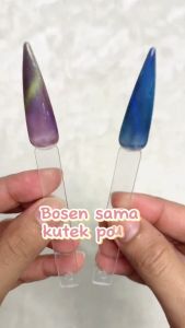 Color Changing Nail Pearl Accessories Hiasan Aksesoris Kuku Bisa Berubah Warna dengan Lampu UV Nail Art